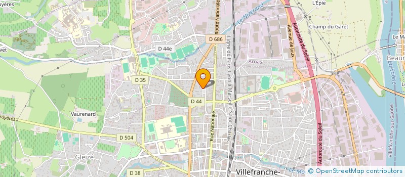 localisation de l'entreprise SEL CALADE à VILLEFRANCHE-SUR-SAONE