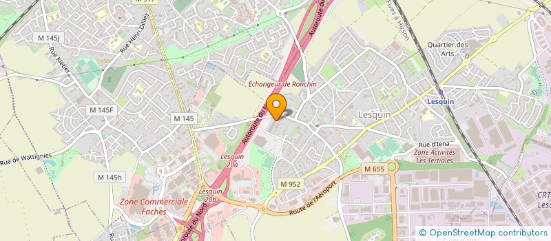 localisation de l'entreprise SEL CHIRURGIE DE LA MAIN ET DU PIED à LESQUIN