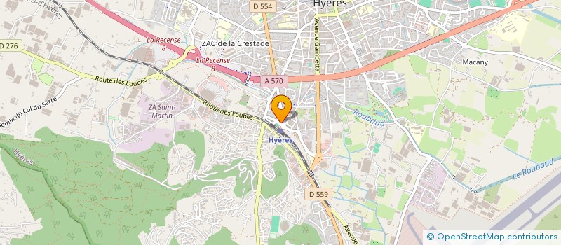 localisation de l'entreprise SEL D'OR IMMOBILIER à HYERES