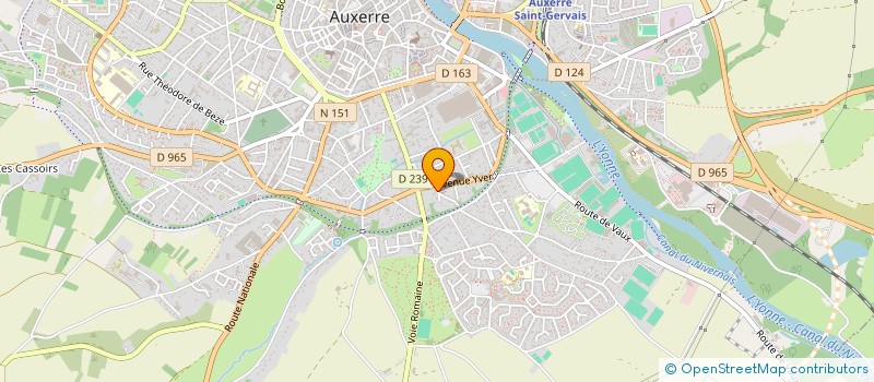 localisation de l'entreprise SEL DE LA NOUE à AUXERRE