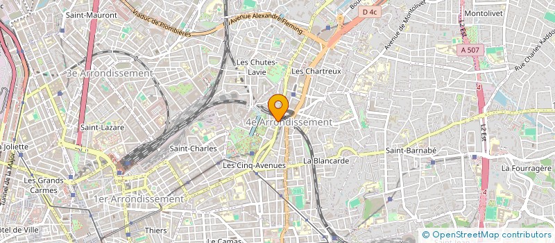 localisation de l'entreprise SEL DE PAHARMACIE D'OFFICINE IRIS à MARSEILLE
