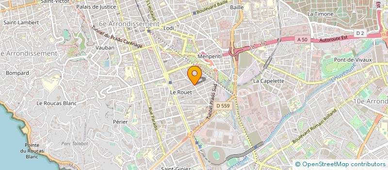 localisation de l'entreprise SEL DE PHARMACIENS D'OFFICINE ROUET BORDE à MARSEILLE