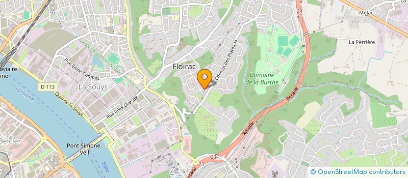 localisation de l'entreprise SEL DIFFUSION SARL à FLOIRAC