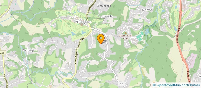 localisation de l'entreprise SEL DOCTEUR JEAN-PHILIPPE DELPY  ARCANGUES