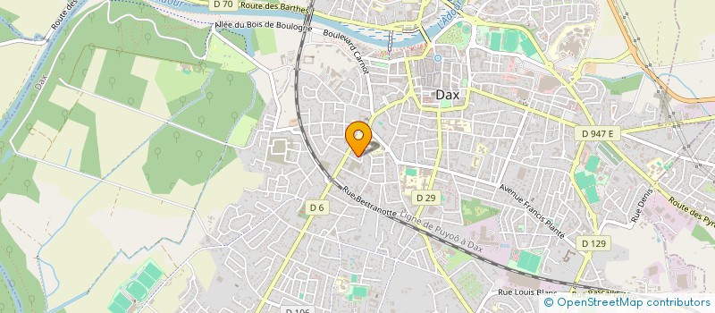 localisation de l'entreprise SEL DOCTEUR POURQUIE  DAX