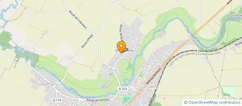 localisation de l'entreprise SEL DR RADU OPRAN  LA CRECHE