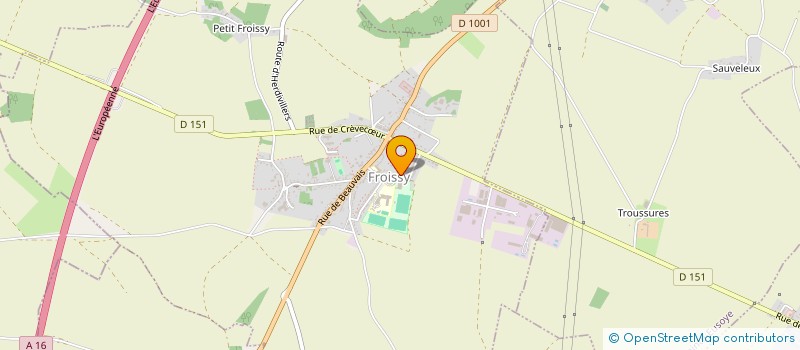 localisation de l'entreprise SEL DR SESTIER  FROISSY