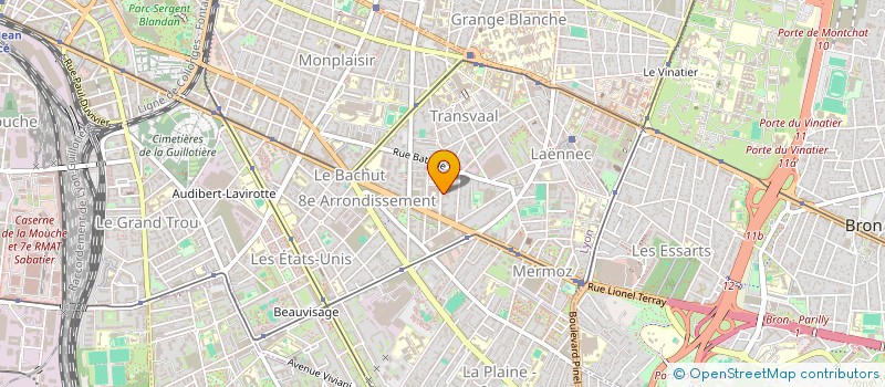 localisation de l'entreprise SEL DU DOCTEUR BAPTISTE GRANGIER  LYON