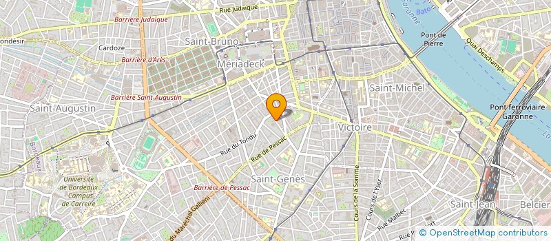 localisation de l'entreprise SEL DU DOCTEUR JEAN YVES DUCLOS  BORDEAUX