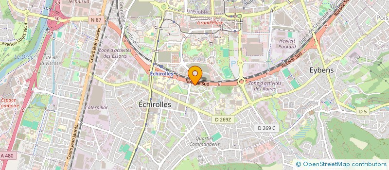 localisation de l'entreprise SEL DU DOCTEUR MARION ARIBERT  ECHIROLLES