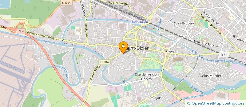 localisation de l'entreprise SEL DU DOCTEUR SAMUEL MARTIN à SAINT-DIZIER