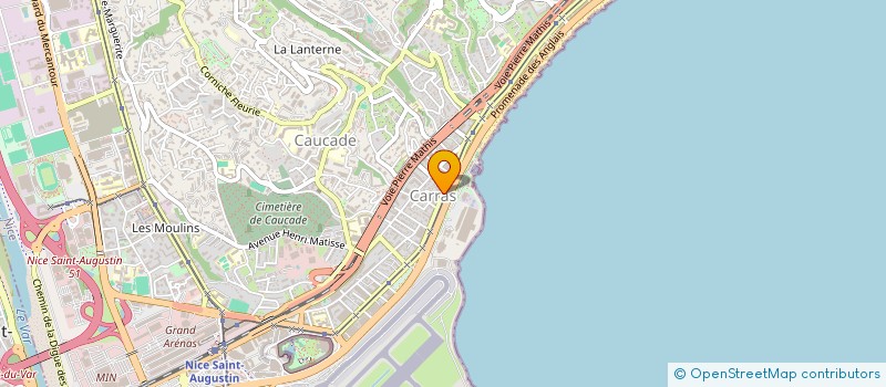 localisation de l'entreprise SEL E. NEGRE à NICE