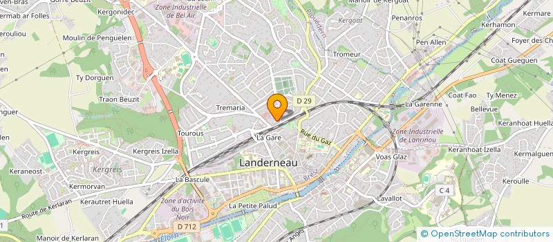 localisation de l'entreprise SEL ELORN DU PAYS DE LANDERNEAU (SYSTEME D'ECHANGE LOCAL DU PAYS DE LANDERNEAU) à LANDERNEAU