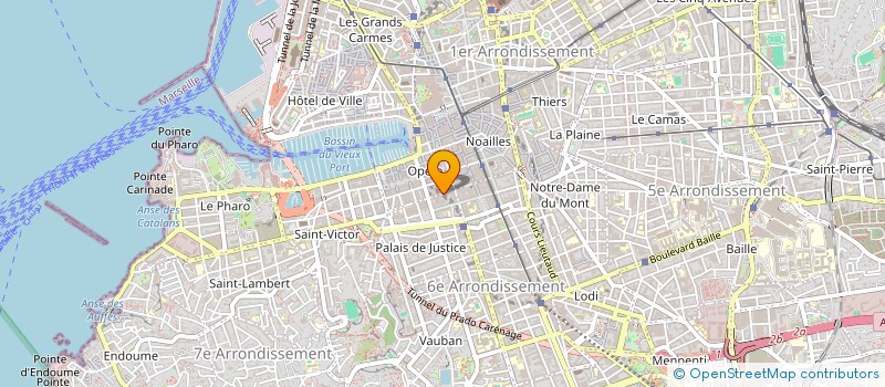 localisation de l'entreprise SEL EMILIE CASTELLANI  MARSEILLE 6EME