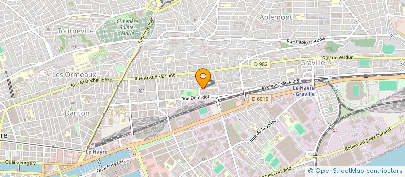 localisation de l'entreprise SEL ET POIVRE ARCHITECTES à LE HAVRE