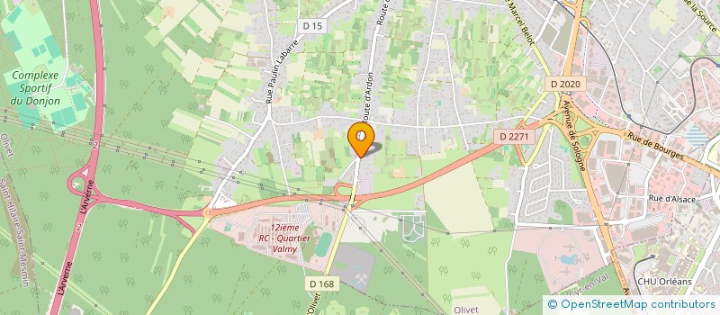 localisation de l'entreprise SEL EVIDENT'CE  OLIVET