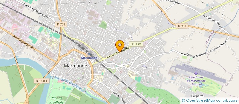 localisation de l'entreprise SEL FABIEN OSTEOPATHE  MARMANDE