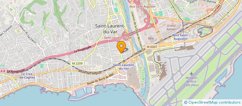localisation de l'entreprise SEL FLEURENT à SAINT-LAURENT-DU-VAR