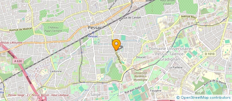 localisation de l'entreprise SEL GABARE à PESSAC