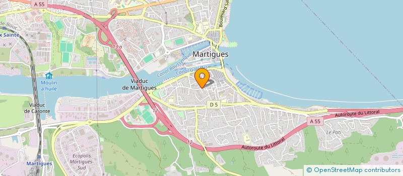 localisation de l'entreprise SEL HADJALI REVIRON SEL LAGNEAU BEN DOHHOU CARPENT à MARTIGUES