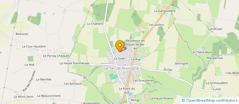 localisation de l'entreprise SEL'JOB  LE SEL-DE-BRETAGNE