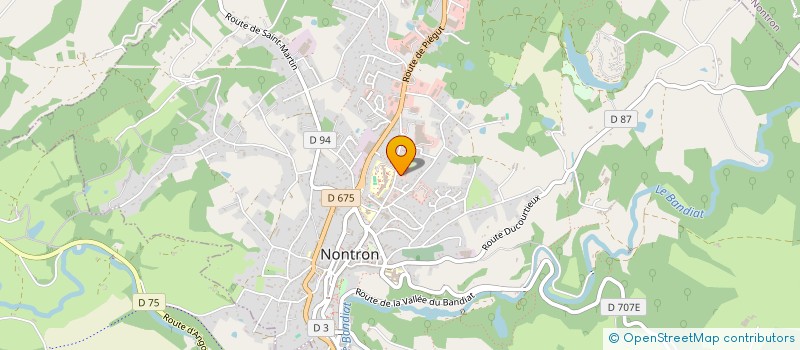 localisation de l'entreprise SEL KUN  NONTRON