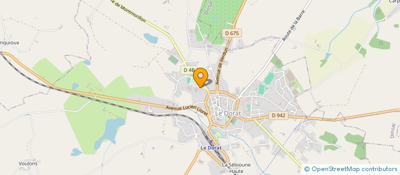 localisation de l'entreprise SEL M-LAURE PINAUD  LE DORAT