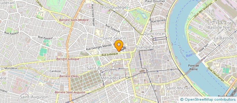 localisation de l'entreprise SEL NIVEAU 3 ARCHITECTURE  BORDEAUX