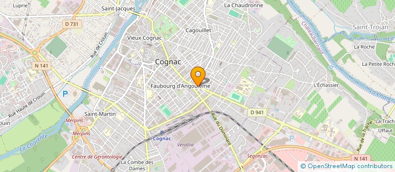 localisation de l'entreprise SEL PATRICK HOEPFFNER à COGNAC