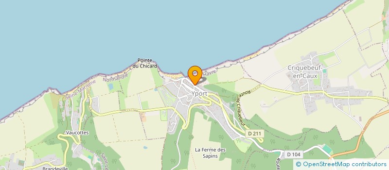 localisation de l'entreprise SEL PHARMACIE YPORT  YPORT