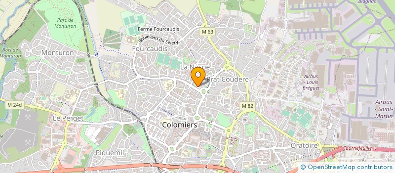 localisation de l'entreprise SEL PLG ORTH à COLOMIERS