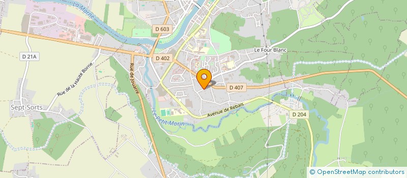 localisation de l'entreprise SEL PLUVIER FILIPA à LA FERTE-SOUS-JOUARRE
