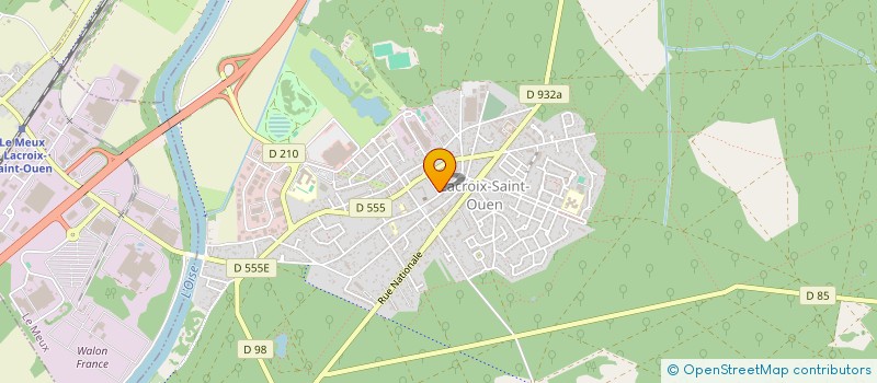 localisation de l'entreprise SEL POUPLIN & ASSOCIES  LACROIX-SAINT-OUEN