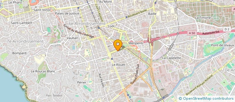 localisation de l'entreprise SEL RJM à MARSEILLE