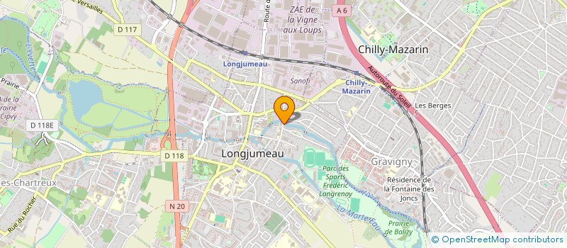 localisation de l'entreprise SEL SURDU à LONGJUMEAU