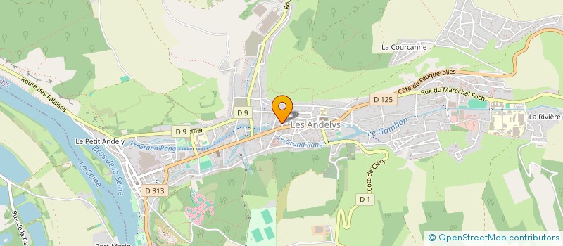 localisation de l'entreprise SEL VALET  LES ANDELYS