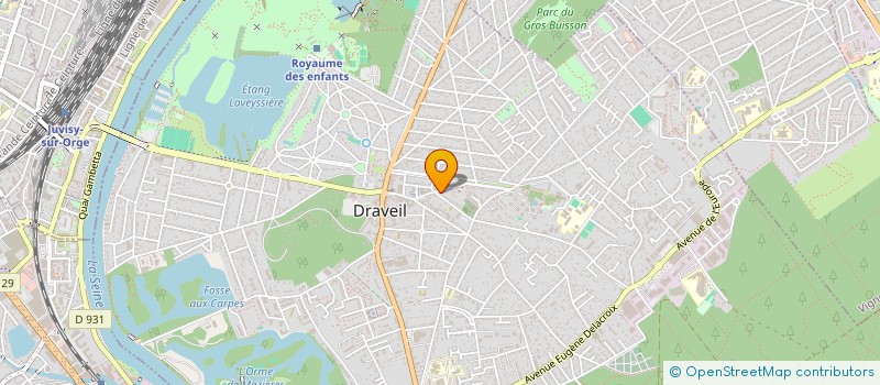 localisation de l'entreprise SEL VETERINAIRE SOPHIE DUVIVIER à DRAVEIL
