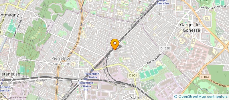 localisation de l'entreprise SELA à STAINS