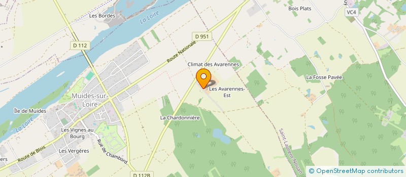 localisation de l'entreprise SELACRA à MUIDES-SUR-LOIRE