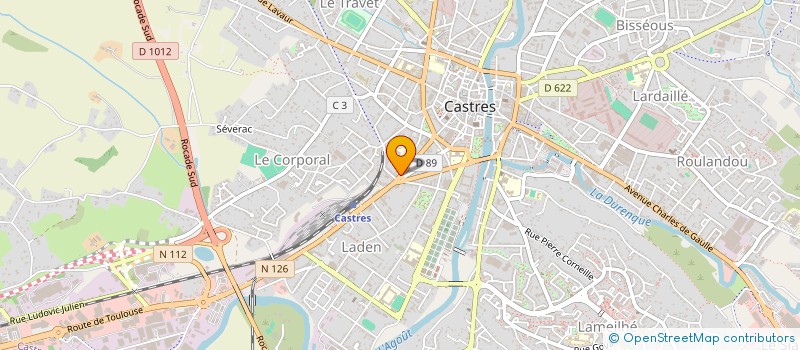 localisation de l'entreprise SELACT SARL à CASTRES