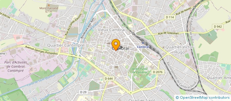 localisation de l'entreprise SELADI à CAMBRAI
