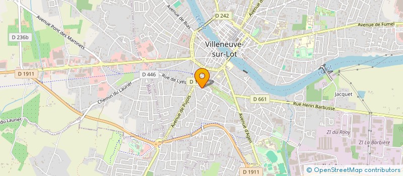 localisation de l'entreprise SELADONS SYSTEME D ECHANGE LOCAL EN LOT ET GARONNE  VILLENEUVE SUR LOT