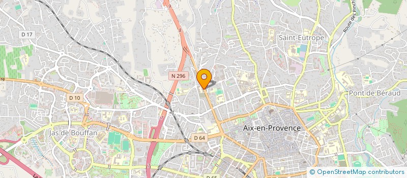 localisation de l'entreprise SELAFA AXIUM KINESITHERAPIE à AIX-EN-PROVENCE