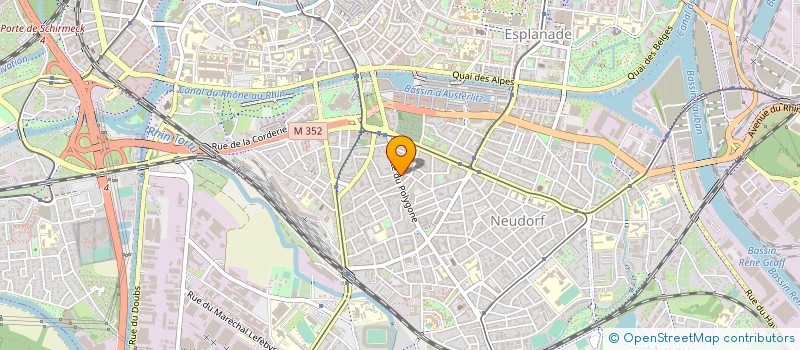 localisation de l'entreprise SELAM à STRASBOURG