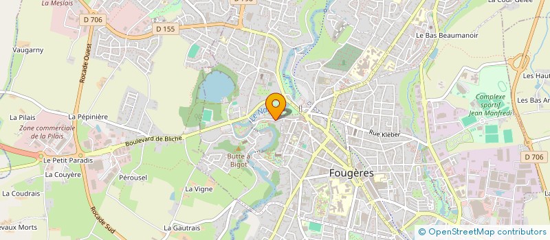 localisation de l'entreprise SELANOL  FOUGERES