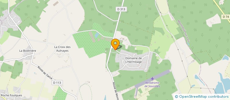 localisation de l'entreprise SELANS 49  LOIRE-AUTHION