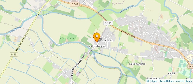 localisation de l'entreprise SELANS à LOIRE-AUTHION