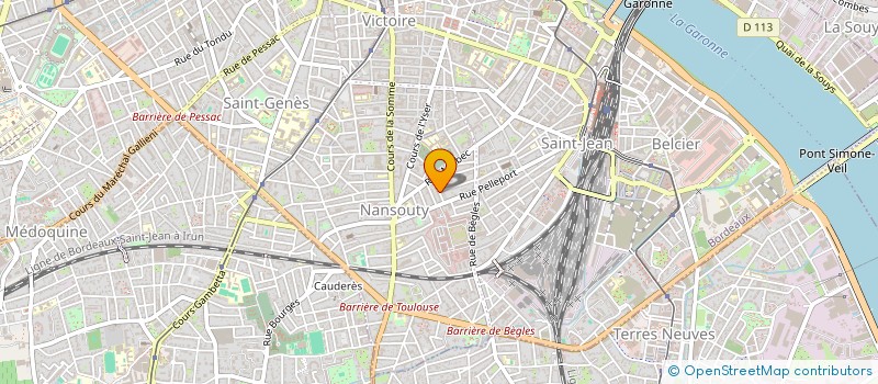 localisation de l'entreprise SELARL 313 SOMME à BORDEAUX