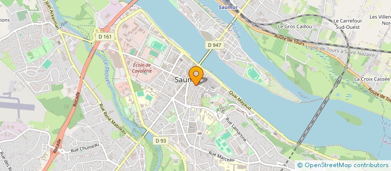 localisation de l'entreprise SELARL A B M à SAUMUR