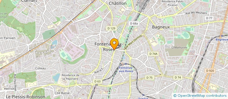 localisation de l'entreprise SELARL A FORME UNIPERSONNELLE DR POPOT à FONTENAY-AUX-ROSES